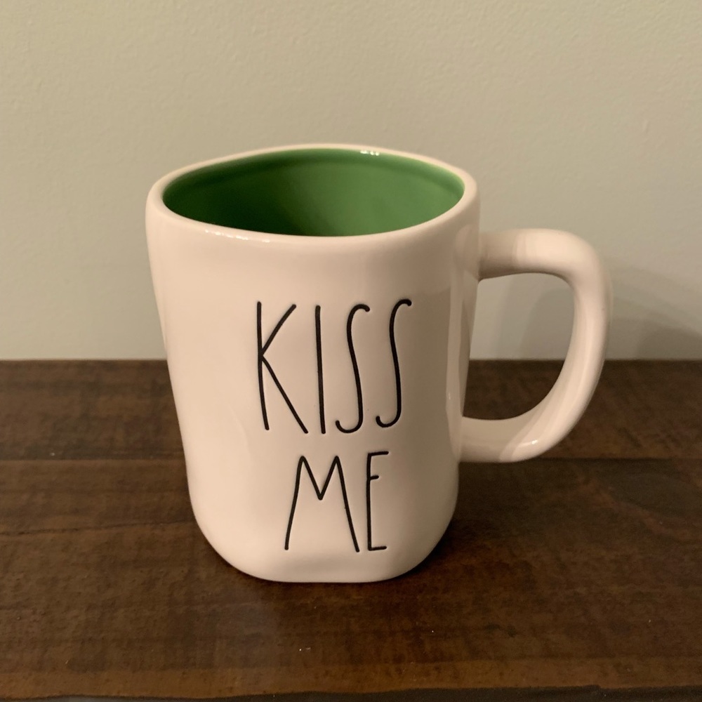Rae Dunn Kiss Me mug. NWOT. In excellent condition.